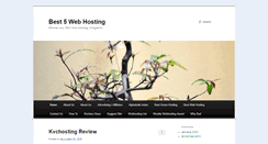 Desktop Screenshot of best5webhosting.com
